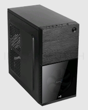 Корпус Aerocool Cs-105, mATX, без БП, 187x361x355мм (ШxГxВ), USB3.0 x1, USB 2.0 x1, металл 0,5мм, 120-мм вентилятор в комплекте