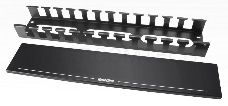 Кабельный органайзер Hyperline CM-2U-MLF-COV 2U шир.:19 глуб.:46.5мм