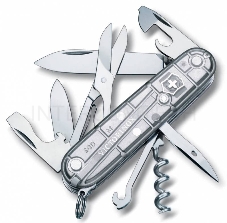 Нож перочинный Victorinox Climber (1.3703.T7) 91мм 14функций серебристый полупрозрачный карт.коробка