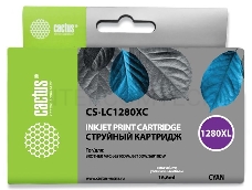 Картридж струйный Cactus CS-LC1280XC голубой для Brother MFC-J6510/6910DW (16,6ml)