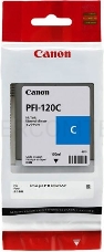 Картридж струйный Canon PFI-120 C 2886C001 голубой (130мл) для Canon Canon imagePROGRAF TM-200/205