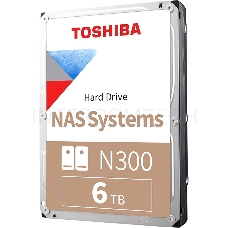 Жесткий диск Toshiba SATA-III 6Tb HDWG460UZSVA N300 (7200rpm) 256Mb 3.5 Bulk
