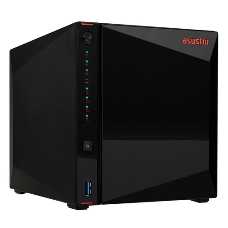 Сетевое хранилище ASUSTOR AS5304T 4-Bay NAS/Media player/Intel Celeron J4105 1.5GHz, up to 2.5 GHz(Quad-Core), 4GB SO-DIMM DDR4, noHDD(HDD,SSD),/2x2,5GbE(LAN)/3xUSB3.2,HDMI/4ip camera license ; 90IX0181-BW3S10