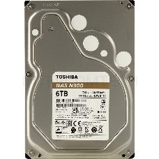 Жесткий диск Toshiba SATA-III 6Tb HDWG460UZSVA N300 (7200rpm) 256Mb 3.5 Bulk