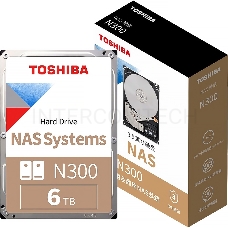 Жесткий диск Toshiba SATA-III 6Tb HDWG460UZSVA N300 (7200rpm) 256Mb 3.5 Bulk