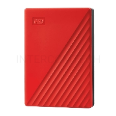 Внешний жесткий диск WD Original USB 3.0 4Tb WDBPKJ0040BRD-WESN My Passport 2.5 красный