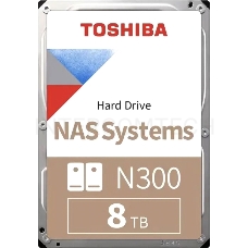 Жесткий диск Toshiba SATA-III 8Tb HDWG480UZSVA N300 (7200rpm) 256Mb 3.5 Bulk