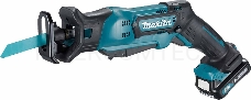 Ножовка MAKITA JR103DWAE  10.8В 2х2Ач Li-ion 0-3300об\м ход-13мм рез-50мм 1.3кг чем б\кл зам. пилки