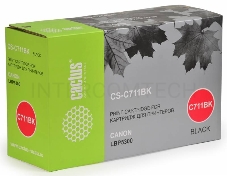 Тонер Картридж Cactus CS-C711BK черный для Canon LBP5300 (6000стр.)