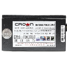 Блок питания CROWN CM-PS650W PLUS (ATX 650W, 20+4in 450mm, 140mm red LED FAN, SATA*4, IDE*4, FDD*1, 4+4pin, 6+2pin PCI-E*1)