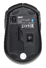 Мышь Acer OMR050 черный оптическая (1600dpi) беспроводная BT/Radio USB (8but)