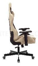Кресло игровое Бюрократ VIKING 7 KNIGHT BR FABRIC коричневый текстиль/эко.кожа крестовина металл/пластик