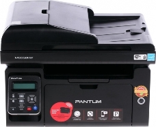 МФУ Pantum M6550NW, лазерный принтер/сканер/копир, A4, 22 стр/мин, 1200x1200 dpi, 128 Мб, ADF, Ethernet, USB, Wi-Fi, ЖК-панель (черный корпус)