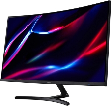 Монитор 31,5'' ACER ED323QUPBMIIPPX  Curved 1500R Black, 16:9, VA, 2560x1440, 1ms, 350, 400cd, 165Hz, 2xHDMI(2.0) + 2xDP(1.2) + Audio Out, 3Wx2, FreeSync Premium
