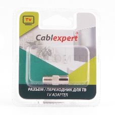 Переходник Cablexpert APL-FTVM-01, F (мама) / TV (папа), блистер