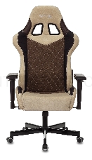 Кресло игровое Бюрократ VIKING 7 KNIGHT BR FABRIC коричневый текстиль/эко.кожа крестовина металл/пластик