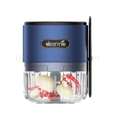 Портативный измельчитель deerma Mini Garlic Grinder DEM-JS100 Blue