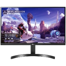 Монитор 27 LG 27QN600-B Black (IPS, LED, Wide, 2560x1440, 75Hz, 5ms, 178°/178°, 350 cd/m, 1000:1, +DP, +2хHDMI, +MM, )