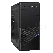 Корпус Exegate EX284022RUS Minitower BA-201 Black, mATX, <без БП>, 2*USB, Audio