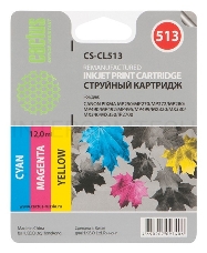 Картридж струйный Cactus CS-CL513 трехцветный для Canon Pixma MP240/ MP250 (12ml)