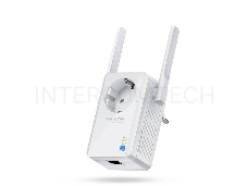 Сетевой адаптер TP-Link SOHO  TL-WA860RE 300Mbps Wireless N Wall Plugged Range Extender with AC Passthrough, QCA(Atheros), 2T2R, 2.4GHz, 802.11b/g/n, 1 10/100Mbps LAN port, Range Extender button, Range Extender mode, suppo поставляется без кабеля RJ-45