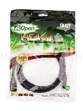 Кабель Aopen HDMI 19M/M ver 2.0, 1.8М,2 фильтра, Aopen/Qust <ACG517D-1.8M>