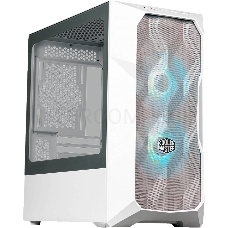 Корпус Cooler Master MasterCase TD300 Mesh, USB3.0x2, 2x120ARGBFans, White, mATX, w/o PSU