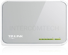 Коммутатор TP-Link SOHO  TL-SF1005D Коммутатор 5-port 10/100M mini Desktop Switch, 5 10/100M RJ45 ports, Plastic case