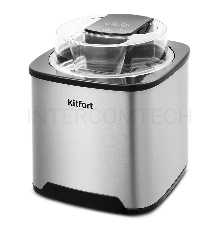 Мороженица Kitfort КТ-1809 12Вт 2000мл. серебристый/черный