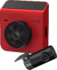 Видеорегистратор c камерой заднего вида 70mai Dash Cam A400+Rear Cam Set A400-1 Red (Midrive A400-1)