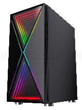 Корпус GMNG GG-CC110 черный без БП ATX 5x120mm 2x140mm 2xUSB2.0 1xUSB3.0 audio bott PSU