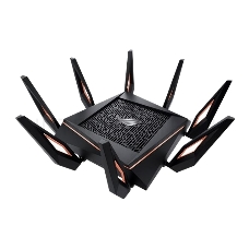 Маршрутизатор ASUS GT-AX11000 Tri-band WiFi 6(802.11ax) Gaming Router –Worlds first 10 Gigabit Wi-Fi router with a quad-core processor, 2.5G gaming port, DFS band, wtfast, Adaptive QoS, AiMesh for mesh wifi system