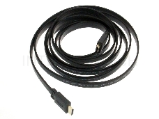 Кабель HDMI 19M/M,плоский, ver. 2.0, 4K@60 Hz 3m VCOM <CG522F-3M>