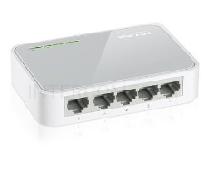 Коммутатор TP-Link SOHO  TL-SF1005D Коммутатор 5-port 10/100M mini Desktop Switch, 5 10/100M RJ45 ports, Plastic case