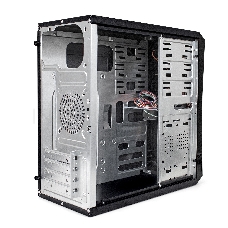 Корпус Exegate EX284022RUS Minitower BA-201 Black, mATX, <без БП>, 2*USB, Audio