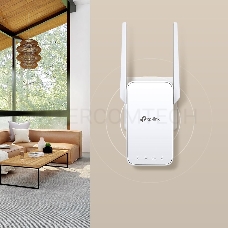 Усилитель TP-Link Wi-Fi сигнала AC1200 OneMesh Wi-Fi Range Extender/Signal Amplifier, dual-band Wi-Fi, two external antennas, 1 10/100Mbps port, 1 WPS button, supports RE/AP mode, Smart signal indicator, easy setup/management via Tether APP/Web UI.