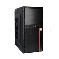 Корпус Exegate EX284038RUS Minitower BA-204U Black, mATX, <AA500, 80mm>, 2*USB+2*USB3.0, Audio