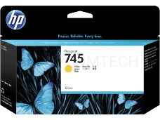 Картридж HP 745 Желтый для HP DesignJet, 130ml