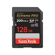 Карта памяти SanDisk Extreme PRO 128GB SDXC Memory Card 200MB/s