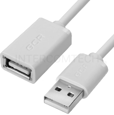 Greenconnect Удлинитель 1.0m USB 2.0, AM/AF, белый, 28/28 AWG, морозостойкий, GCR-UEC5M-BB-1.0m Greenconnect Удлинитель 1.0m USB 2.0, AM/AF, белый, 28/28 AWG, морозостойкий, GCR-UEC5M-BB-1.0m