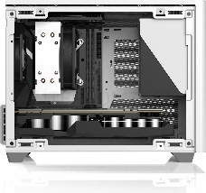 Держатель видеокарты в корпусе Cooler Master NR200 ATX PSU Bracket White