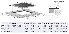 Варочная поверхность Maunfeld EVSE292FDBK черный