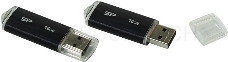 Флеш Диск Silicon Power 16Gb Ultima U02 SP016GBUF2U02V1K USB2.0 черный