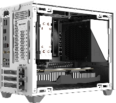 Держатель видеокарты в корпусе Cooler Master NR200 ATX PSU Bracket White