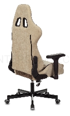 Кресло игровое Бюрократ VIKING 7 KNIGHT BR FABRIC коричневый текстиль/эко.кожа крестовина металл/пластик