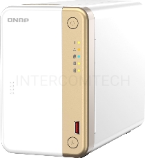 Сетевое хранилище channel QNAP TS-262-4G NAS 2 HDD trays, 2 x M.2 NVMe PCIe Gen 3 x1, 2-core Intel Celeron N4505  2.9 GHz, 4 GB RAM (4GB max), 1x2.5 Gigabit Ethernet , Slot PCIe Gen 3 x2, 2 USB 3.2 Gen 2 (10Gbps) Port, 2xUSB USB 2.0 port, 1xHDMI 2.0