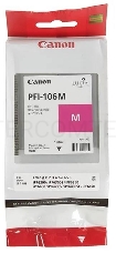 Картридж струйный Canon PFI-106 M пурпурный для iPF6300S/6400/6450 (6623B001)