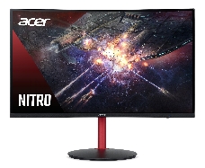 Монитор 27 Acer Nitro XZ272UPbmiiphx (16:9)/VA(LED)/ZF/DisplayHDR 400/2560x1440/165Hz(DP), 144Hz(HDMI)/4ms (G2G)ms/400nits/3000:1/2xHDMI(2.0)+DP(1.4)+Audio Out/3Wx2/DP/HDMI FreeSync/Black Curved 1500R
