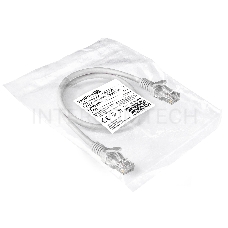 Патч-корд ExeGate EX286379RUS UTP-RJ45-RJ45-5e-0,5M-LSZH-GY, UTP, cat.5e, LSZH, 0.5м, серый