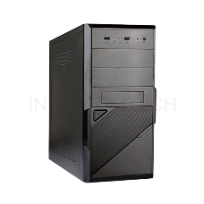 Корпус Exegate EX284019RUS Minitower BA-201 Black, mATX, <AA450, 80mm>, 2*USB, Audio